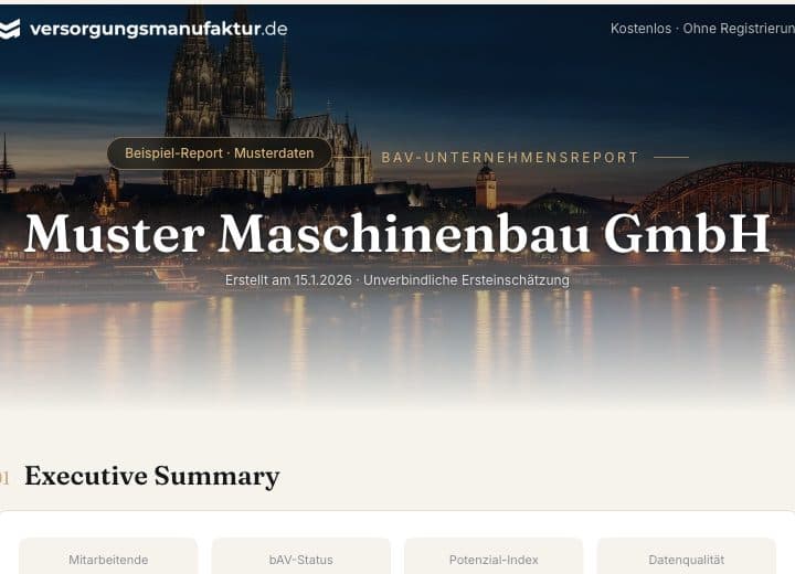 Vorschau des Beispiel-Reports